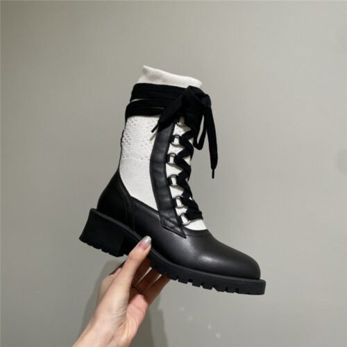 High Quality Luxury Dior Lace Up Socks Boots product detail