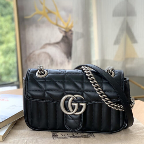 High Quality Luxury Gucci GG Marmont Shoulder Bag – Style 03351