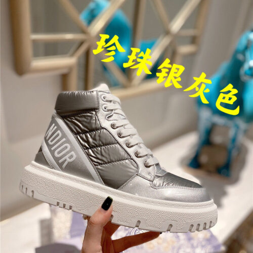High Quality Luxury Dior High-Top Warmth Sneakers – Style 95206 product detail
