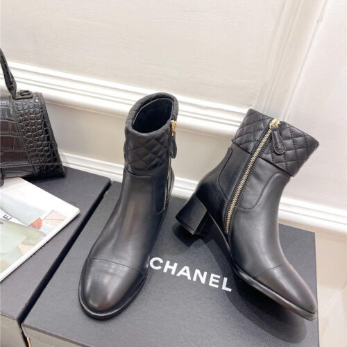 High Quality Luxury Chanel Rhombus Ankle Boots product detail