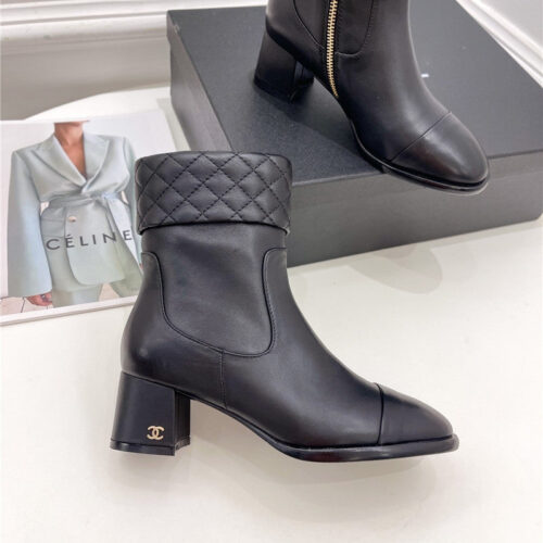High Quality Luxury Chanel Rhombus Ankle Boots product detail