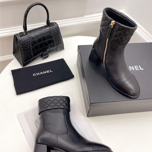 High Quality Luxury Chanel Rhombus Ankle Boots product detail