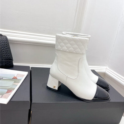 High Quality Luxury Chanel Rhombus Ankle Boots – Style 98630