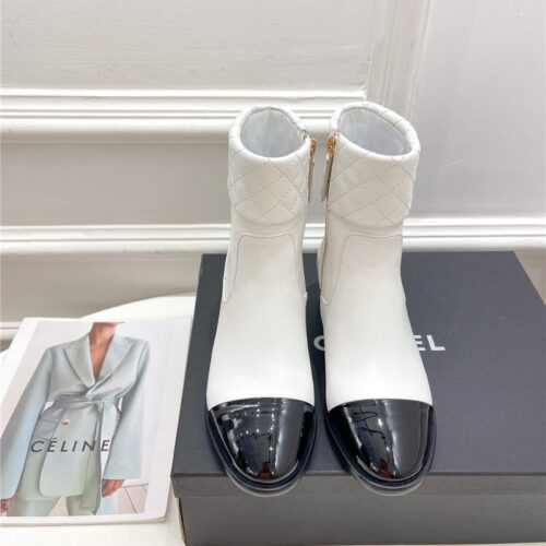 High Quality Luxury Chanel Rhombus Ankle Boots – Style 98630 product detail