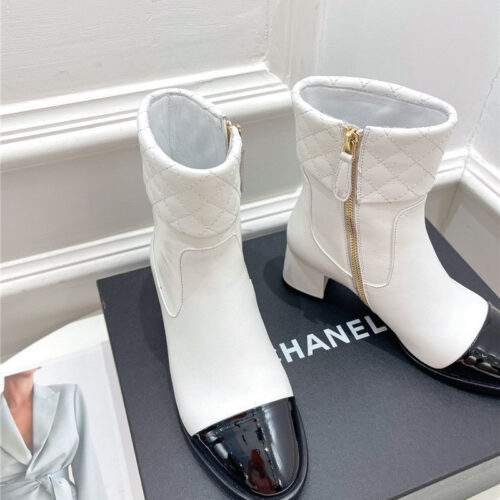 High Quality Luxury Chanel Rhombus Ankle Boots – Style 98630 product detail