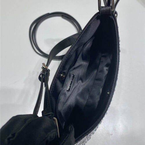High Quality Luxury Prada Cleo Crystal Shoulder Bag product detail
