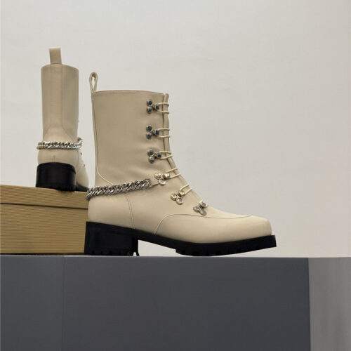 High Quality Luxury Christian Louboutin Chain Ankle Boots Red Sole Boots product detail