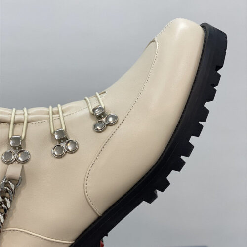 High Quality Luxury Christian Louboutin Chain Ankle Boots Red Sole Boots product detail