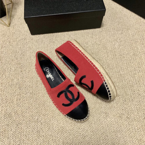 High Quality Luxury Chanel Classic Plush Logo Shoes alternate view