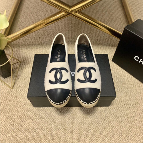 High Quality Luxury Chanel Classic Plush Logo Shoes – Style 08646