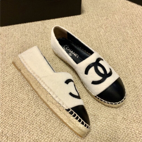 High Quality Luxury Chanel Classic Plush Logo Shoes – Style 08646 alternate view