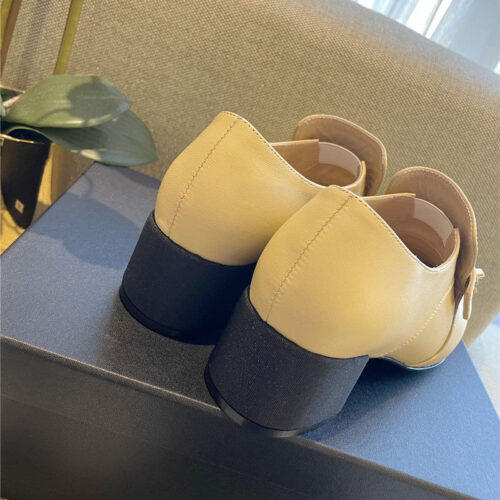 High Quality Luxury Chanel Chunky Heel Shoes product detail
