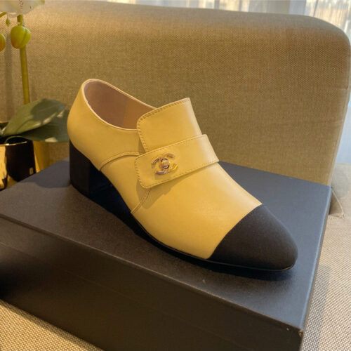 High Quality Luxury Chanel Chunky Heel Shoes product detail