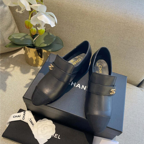 High Quality Luxury Chanel Chunky Heel Shoes – Style 72742 product detail