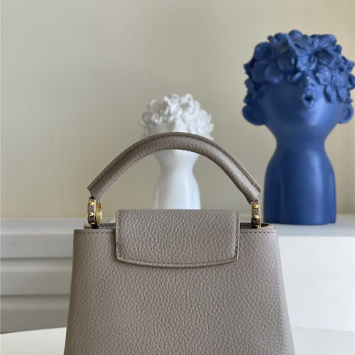 High Quality Luxury Louis Vuitton Capucines Mini Bag Grey alternate view