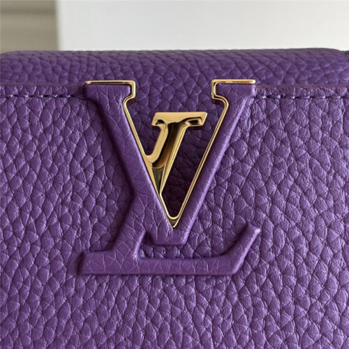 High Quality Luxury Louis Vuitton Capucines Mini Bag Purple product detail