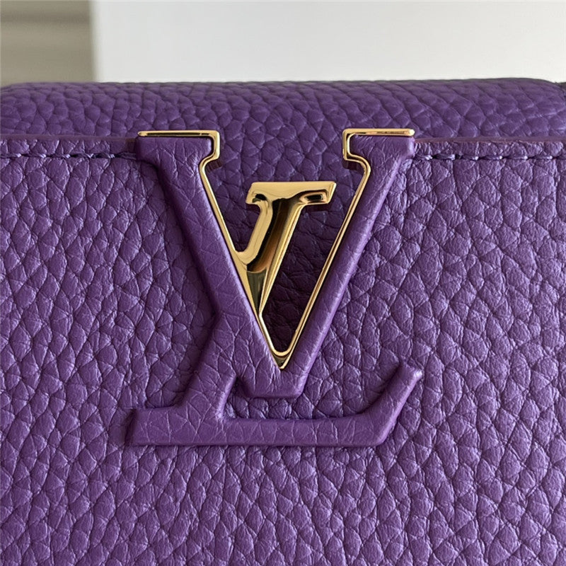 High Quality Luxury Louis Vuitton Capucines Mini Bag Purple product detail