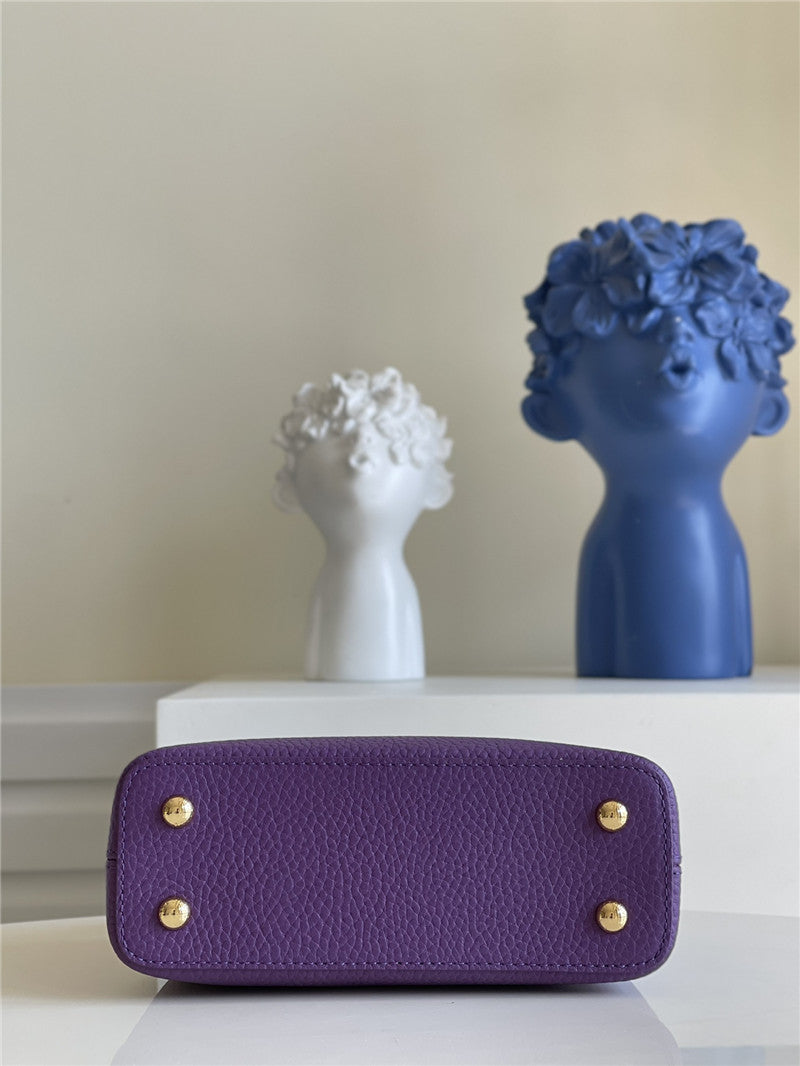 High Quality Luxury Louis Vuitton Capucines Mini Bag Purple product detail