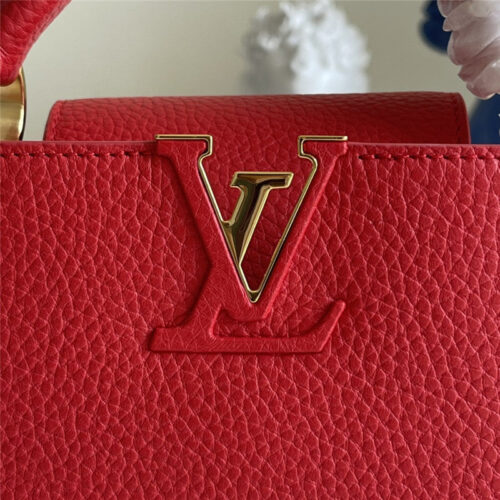 High Quality Luxury Louis Vuitton Capucines Mini Bag Red product detail