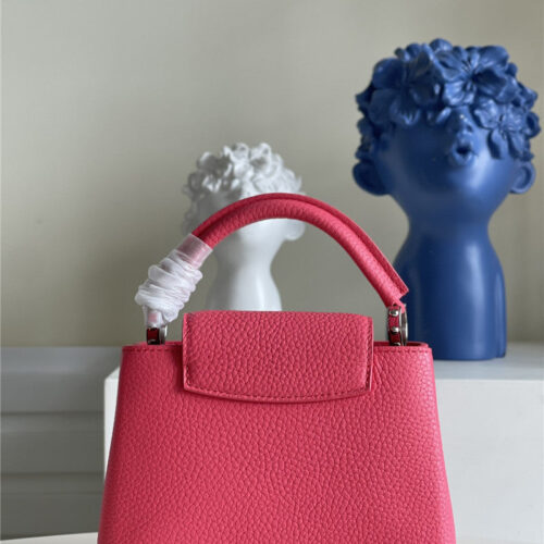 High Quality Luxury Louis Vuitton Capucines Mini Bag Red – Style 47572 alternate view