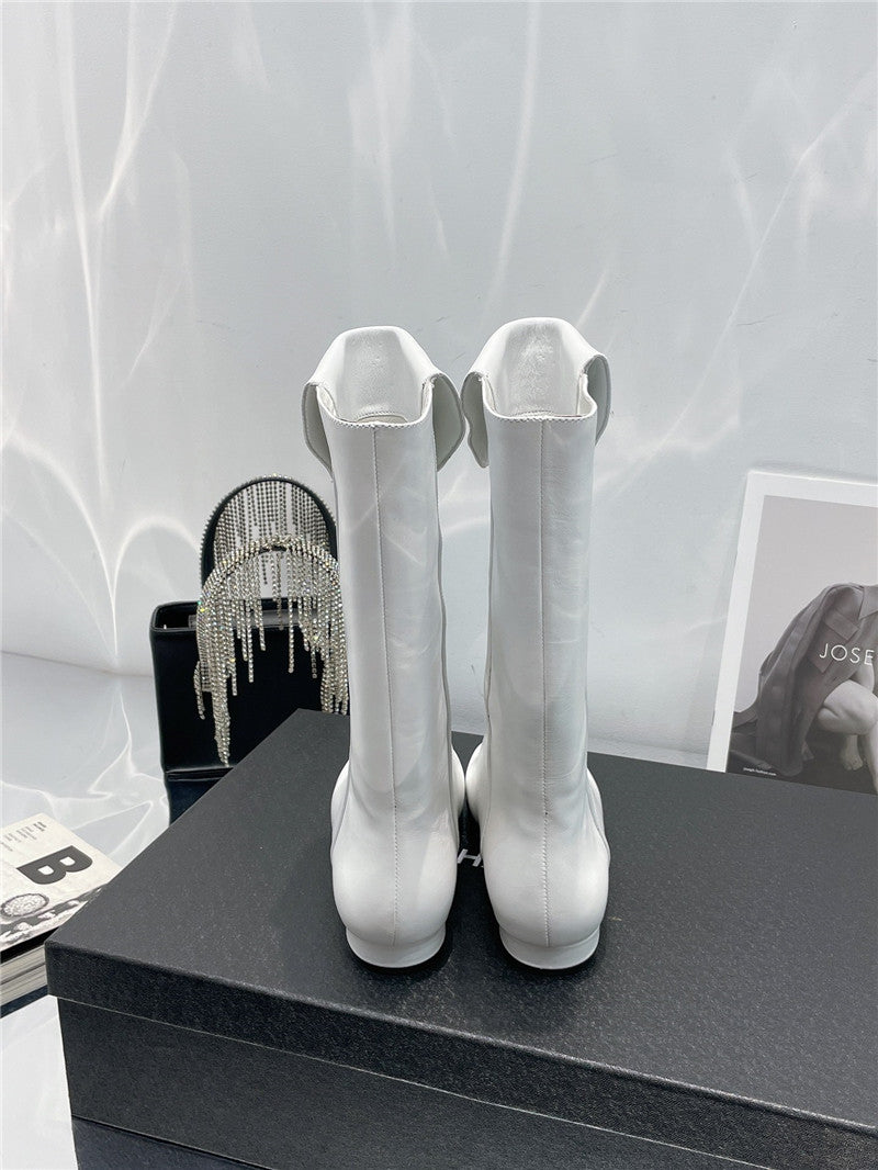 High Quality Luxury Chanel Embroidered Long Boots product detail