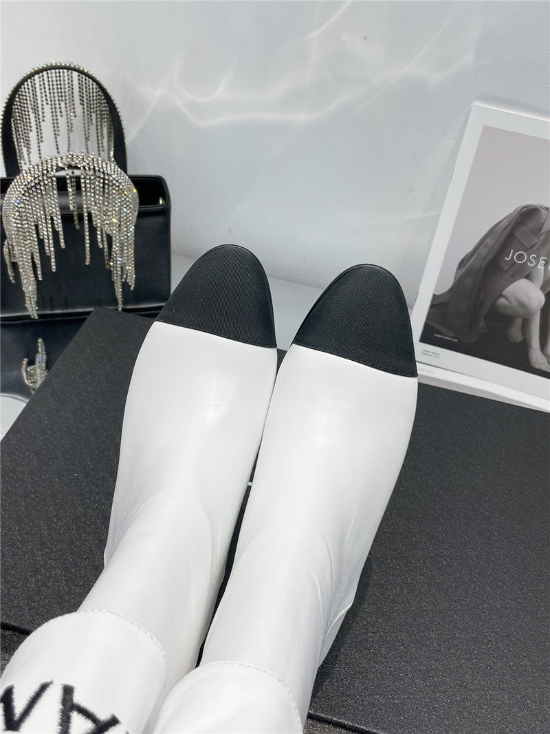 High Quality Luxury Chanel Embroidered Long Boots product detail