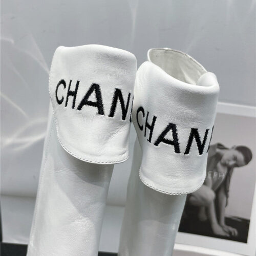 High Quality Luxury Chanel Embroidered Long Boots product detail