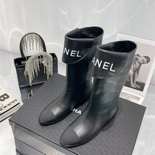 High Quality Luxury Chanel Embroidered Long Boots – Style 29286 product detail