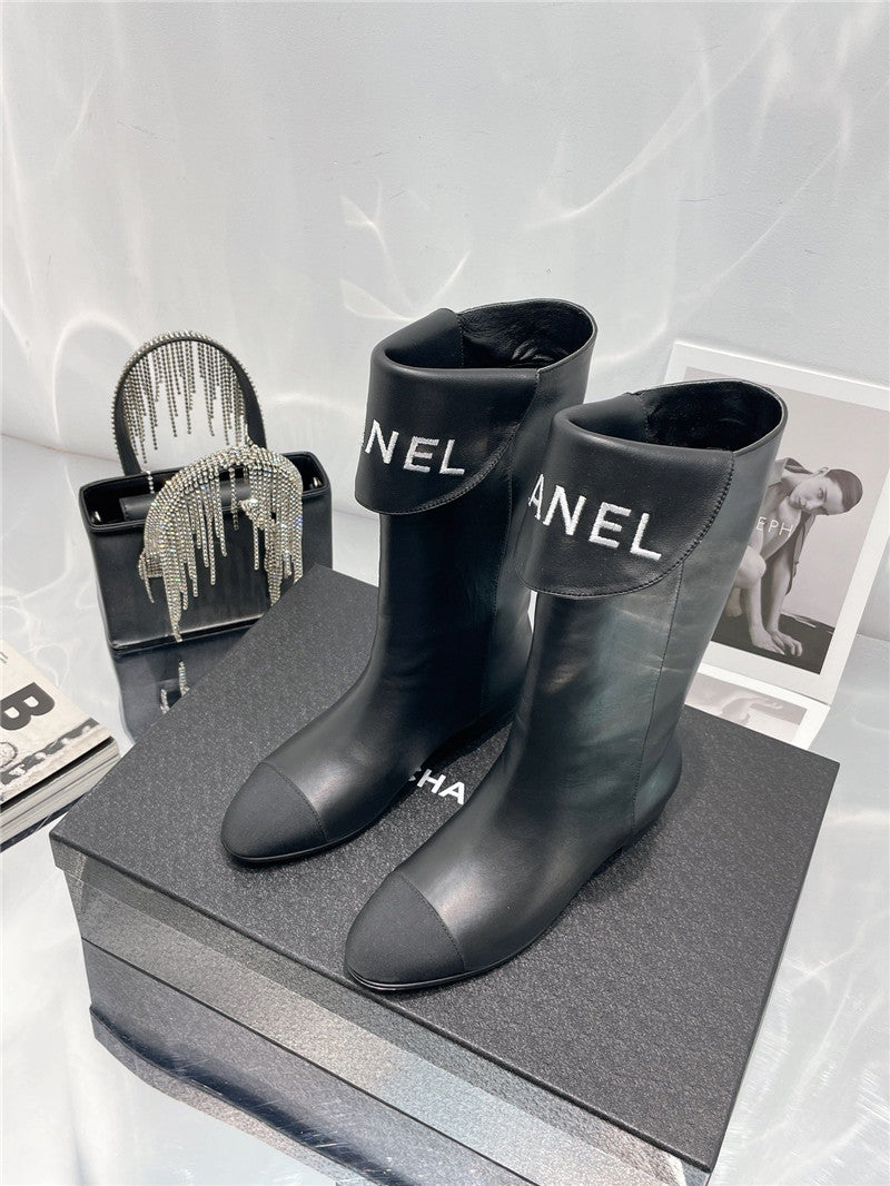 High Quality Luxury Chanel Embroidered Long Boots – Style 29286 product detail