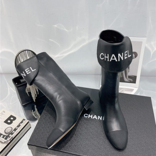 High Quality Luxury Chanel Embroidered Long Boots – Style 29286 product detail