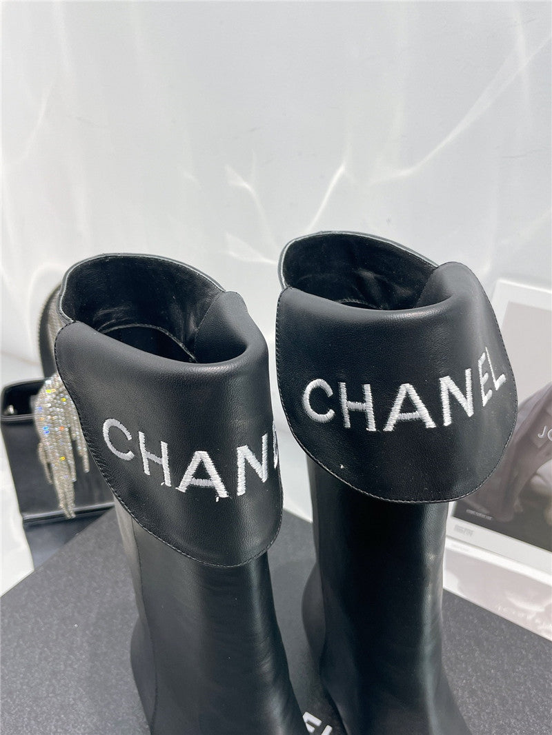 High Quality Luxury Chanel Embroidered Long Boots – Style 29286 product detail