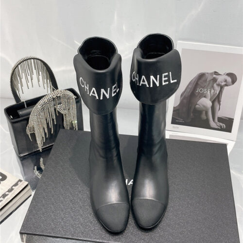 High Quality Luxury Chanel Embroidered Long Boots – Style 29286 product detail