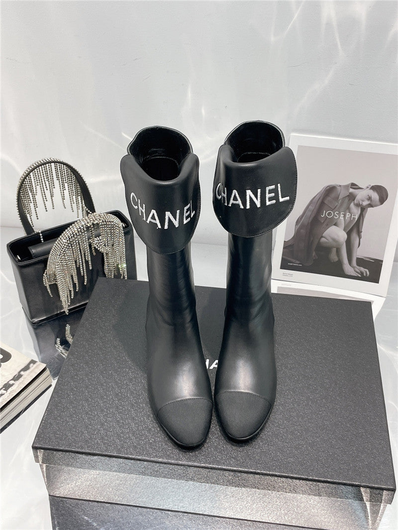 High Quality Luxury Chanel Embroidered Long Boots – Style 29286 product detail