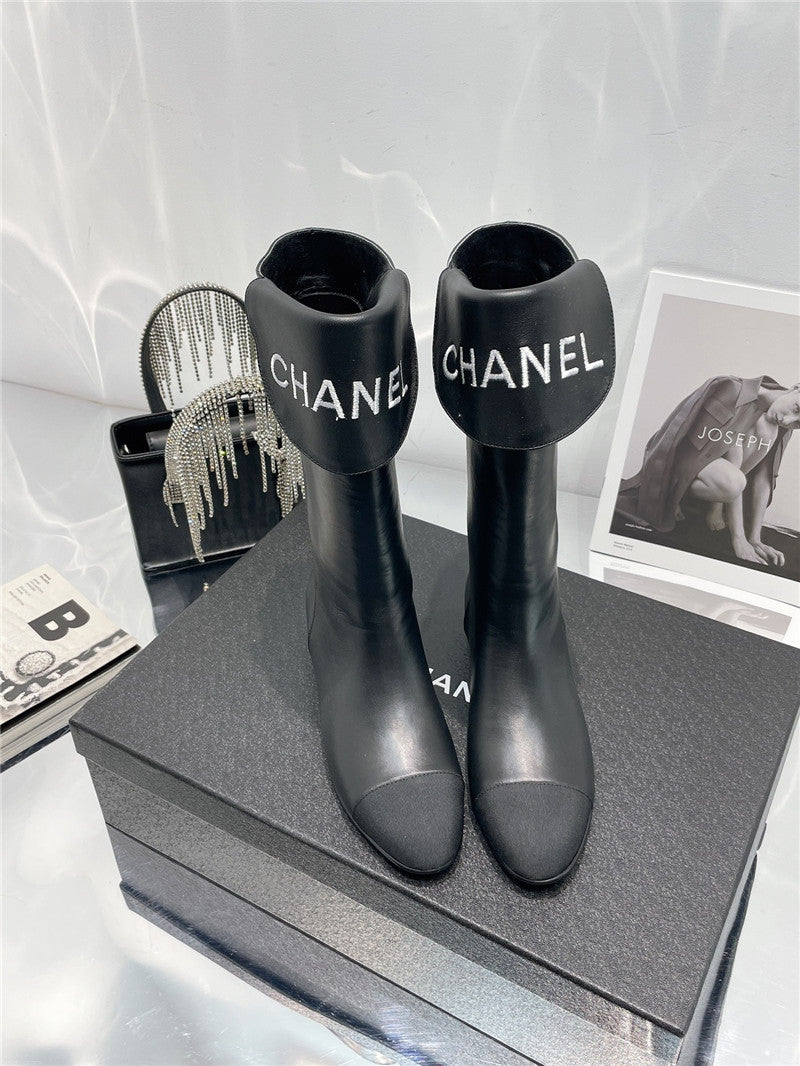 High Quality Luxury Chanel Embroidered Long Boots – Style 29286 product detail