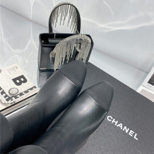 High Quality Luxury Chanel Embroidered Long Boots – Style 29286 product detail