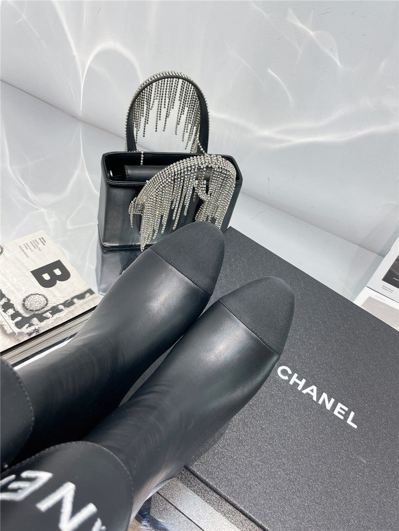 High Quality Luxury Chanel Embroidered Long Boots – Style 29286 product detail