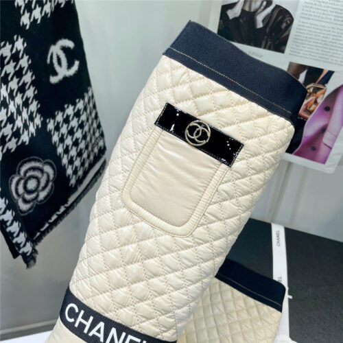 High Quality Luxury Chanel Down Long Boots – Style 48550 product detail