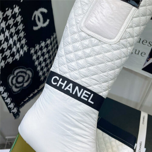 High Quality Luxury Chanel Down Long Boots – Style 81318 product detail