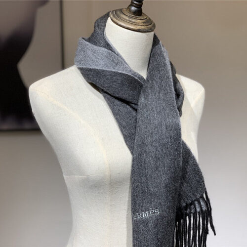 High Quality Luxury Hermes Cashmere Scarf – Ref Rh-126133 alternate view
