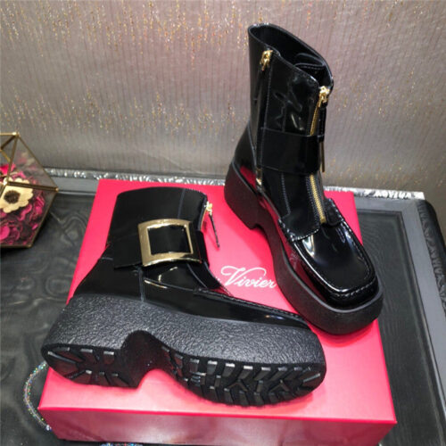 High Quality Luxury Roger Vivier Platform Ankle Boots product detail