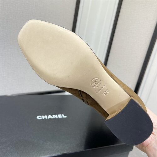 High Quality Luxury Chanel Thick Heel Stretch Long Boots product detail