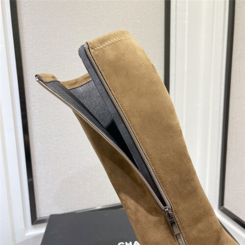 High Quality Luxury Chanel Thick Heel Stretch Long Boots product detail