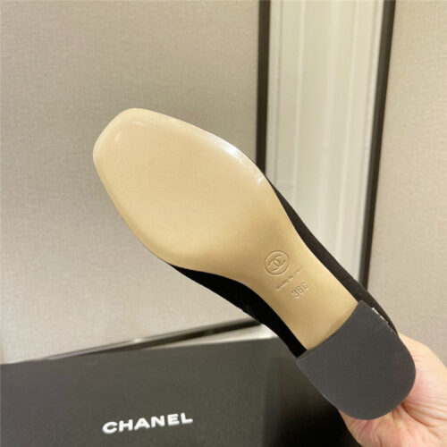 High Quality Luxury Chanel Thick Heel Stretch Long Boots – Style 58502 product detail