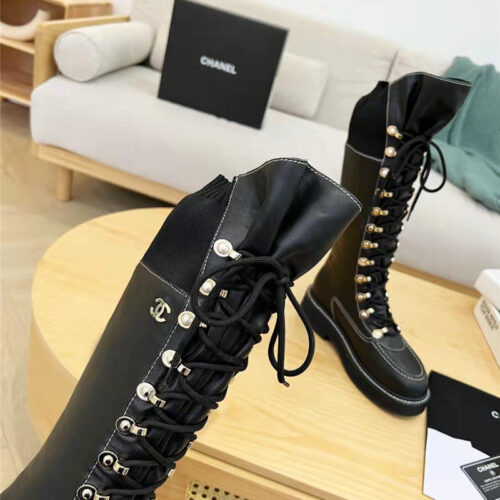 High Quality Luxury Chanel Coco Long Boots – Style 65094 product detail