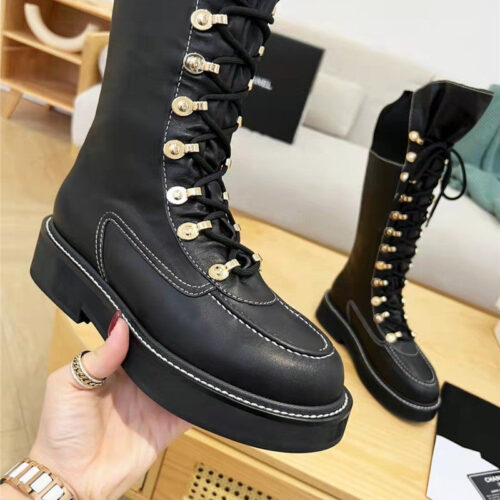 High Quality Luxury Chanel Coco Long Boots – Style 65094 product detail