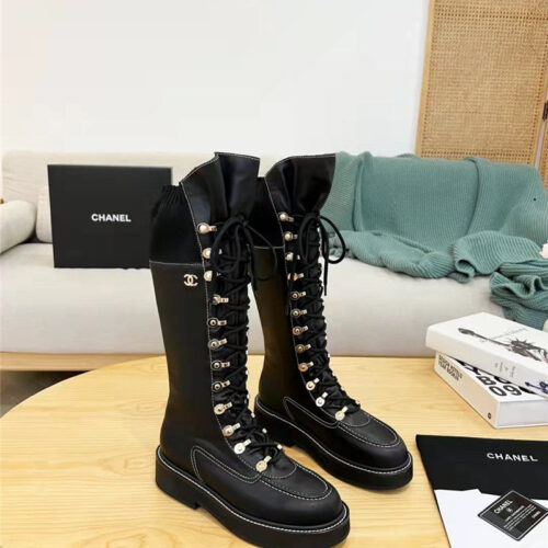 High Quality Luxury Chanel Coco Long Boots – Style 65094