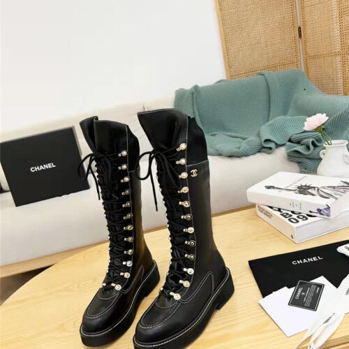 High Quality Luxury Chanel Coco Long Boots – Style 65094 product detail
