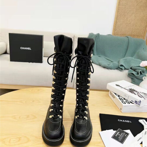 High Quality Luxury Chanel Coco Long Boots – Style 65094 product detail