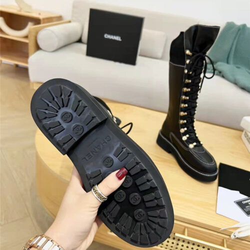 High Quality Luxury Chanel Coco Long Boots – Style 65094 product detail