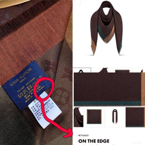 High Quality Luxury Louis Vuitton Monogram Scarf product detail
